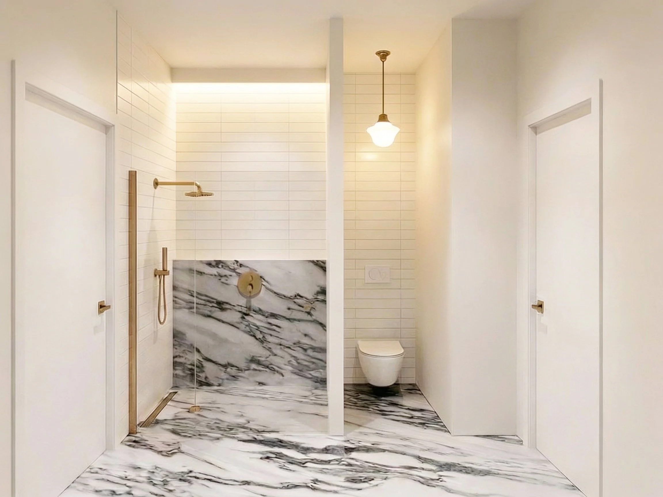 Shower photorealistic rendering