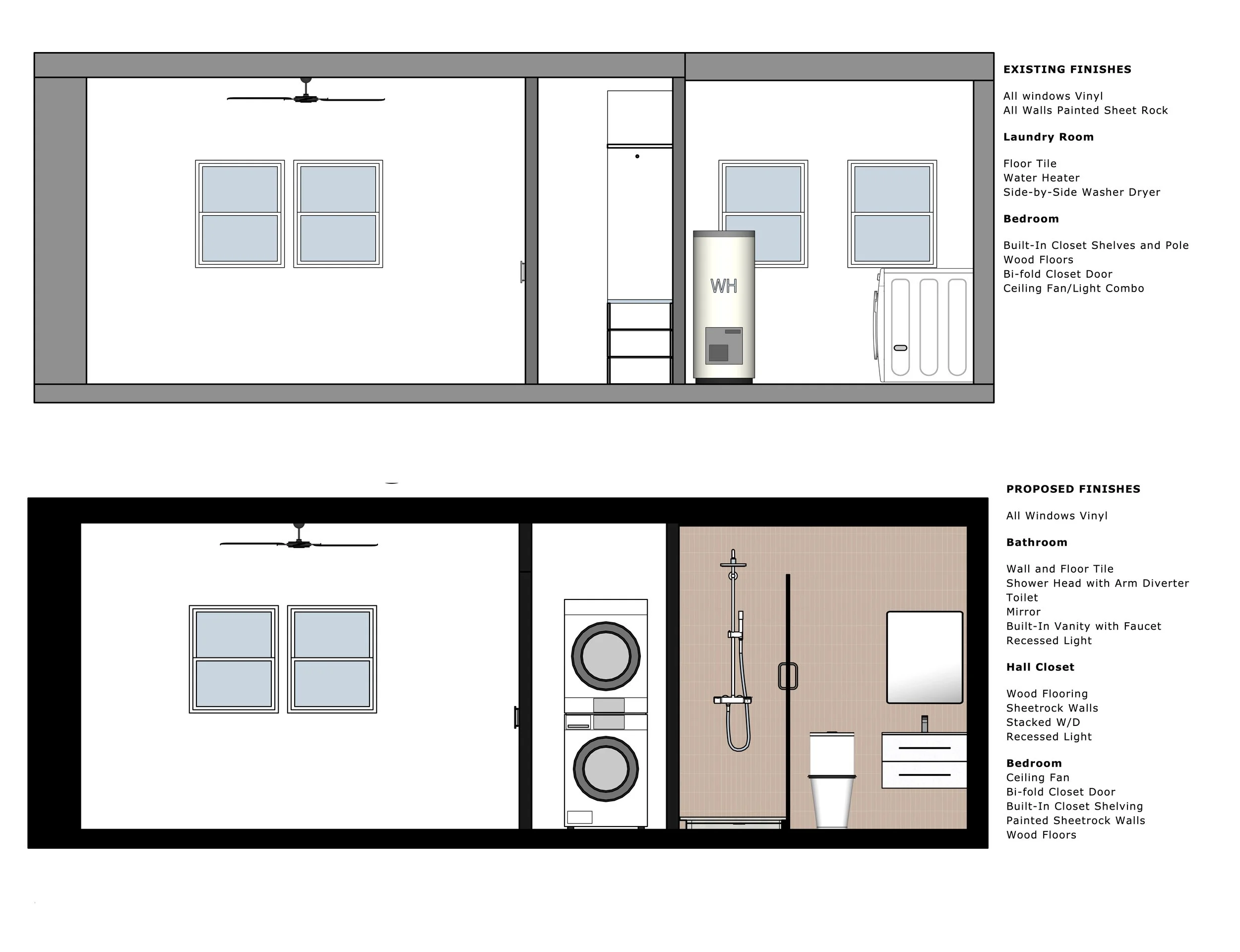 Elevation example drawing